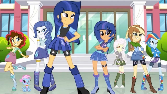 小马宝莉下一代小马来到人类世界后的样子