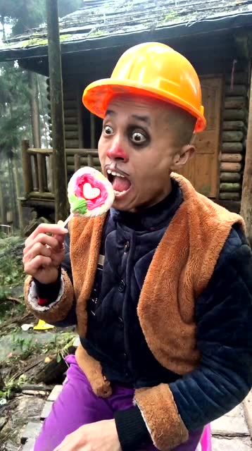 光头强第一次吃棉花糖,表情亮了,网友:你是想笑死我吗?