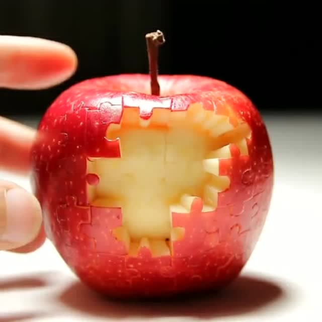 在家太无聊,玩一下苹果拼图