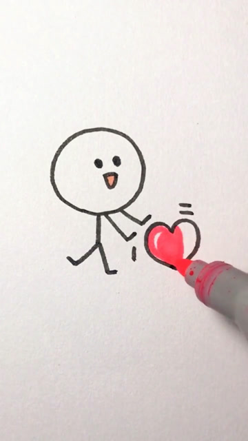 向你发射爱心光波