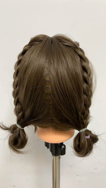 编两个小辫子,好看死你