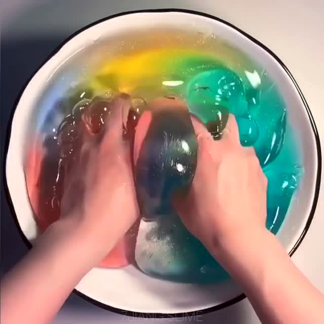 你玩过假水吗?水滑水滑的,怎么玩都解压!