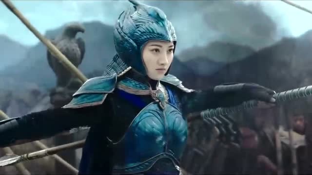 景甜在这部电影中是真的帅!一身古装,飞天女将军!