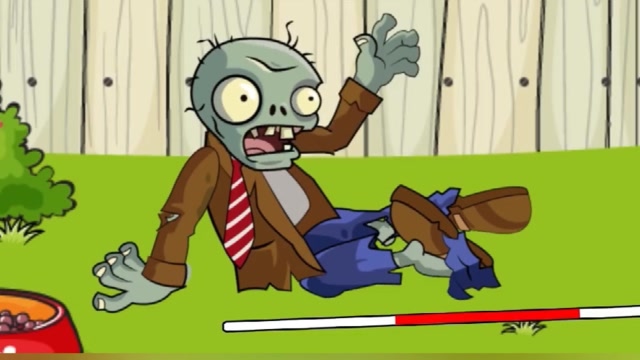 植物大战僵尸:小僵尸摔惨了