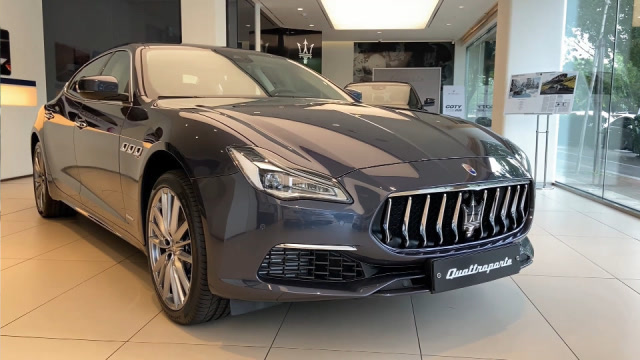 2020款玛莎拉蒂总裁sq4到店实拍,这颜值和内饰,简直太帅了