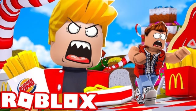 小格解说 roblox罗布乐思 吃货大作战:差点被吃掉!
