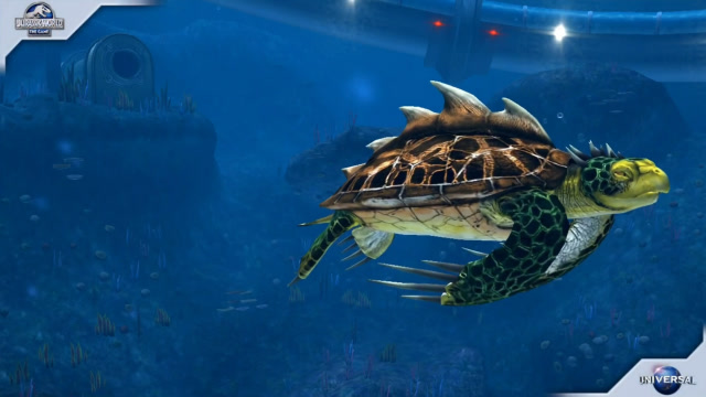 侏罗纪世界游戏第1190期:满星满级古海龟!恐龙公园