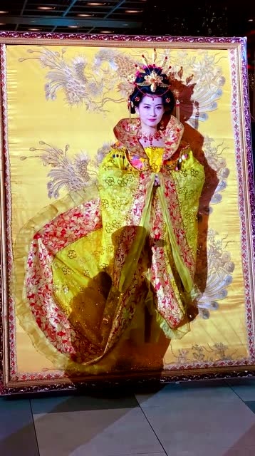 西安大唐不夜城画中人,这才是真正的艺术!