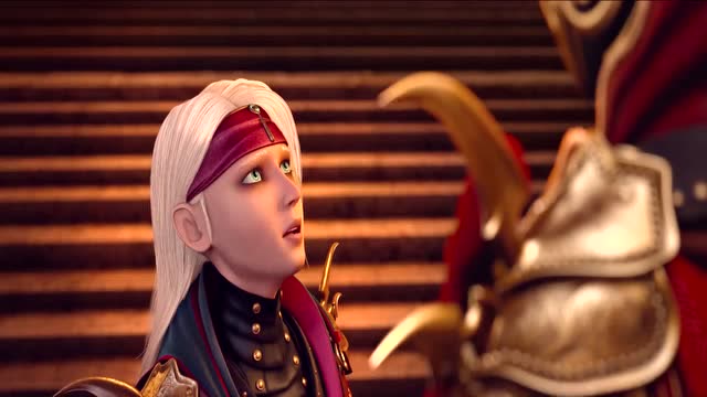 灵狼传奇:萨瓦被父亲给关押起来,无奈的安吉只能下跪向父亲道歉