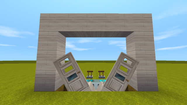 迷你世界:大门歪了?没错大门真的歪了! 这就叫歪门邪道吗