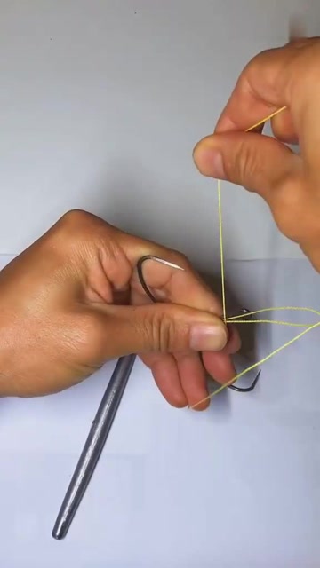 蝴蝶锚钩的绑法钓鱼