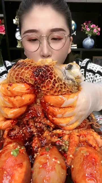 海鲜吃播:八爪鱼这样吃过瘾