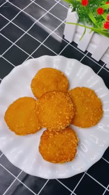 过年必做的炸南瓜糕,自己动手丰衣足食