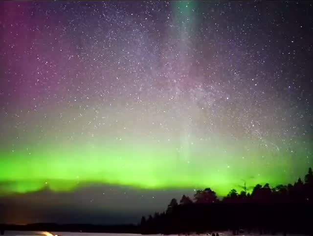 罗瓦涅米的极光 有生之年愿望之一