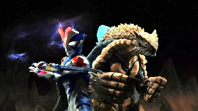 奥特格斗维克特利骑士形态联手谢帕顿共同击败维克特利杀手