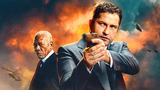 《天使陷落》摩根弗里曼当美国总统,爆米花好片燃爆袭来