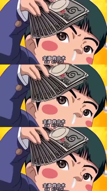 火影忍者,最强金遁忍者来了,这就是钞能力吧?