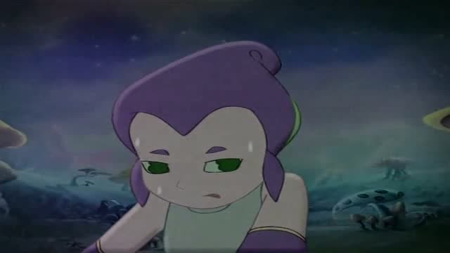 啦啦使用能力感应到了飞船的位置,蓝猫的手心标记也发出光芒