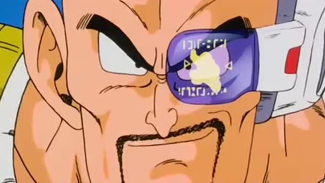 那巴用眼镜检测战斗力,贝吉塔却让他扔掉眼镜:地球人的战斗力会变!