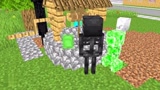 Minecraft动画：僵尸挑战，凋零骷髅立功了！