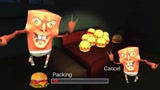 海绵宝宝模拟器：海绵宝宝变成了红色的，他还要来抢我的汉堡！