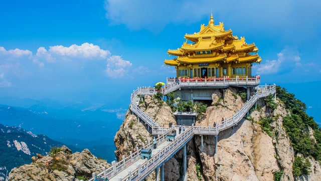 河南洛阳老君山,老子修炼的地方,国家5a级景区