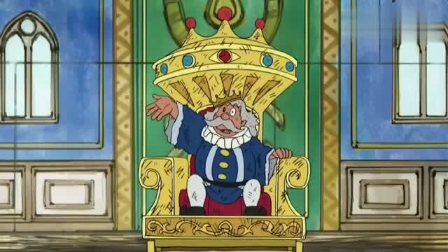 胖虎坐上了宝座成为了国王,想让静香服侍自己一辈子