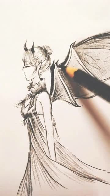 看漫画大神教你怎么画恶魔这翅膀太酷了网友请收下我的膝盖