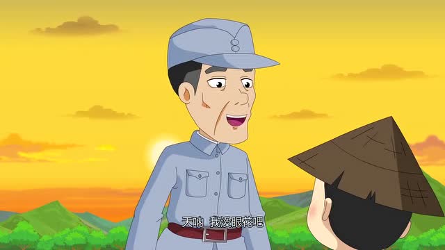 小兵杨来西:大叔认为男孩是奸细,抓住小男孩,还好班长认出男孩