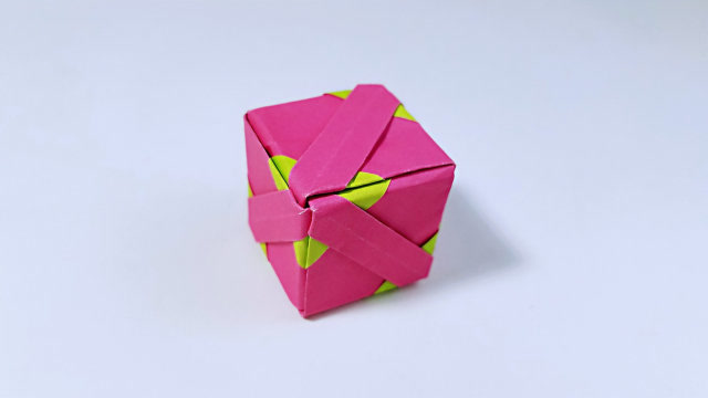 教你折纸立方体小方块,简单漂亮,儿童很喜欢