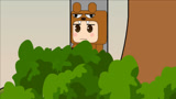 迷你世界吃鸡动画第202集：熊孩子单排被吓得躲在草丛瑟瑟发抖
