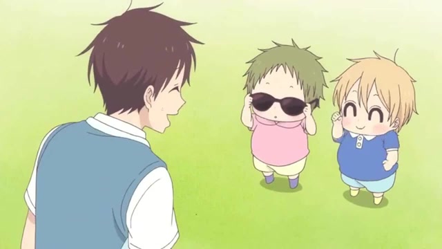 学园奶爸:戴上墨镜的虎太郎酷不酷,但哥哥的目光却在托马身上!