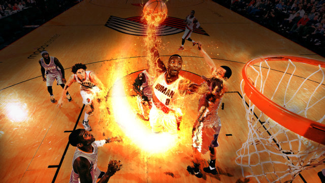 特效剪辑!利拉德变身魔术师,1v1生吃登哥,甜瓜看得直鼓掌