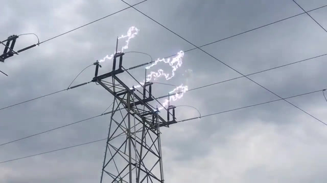 高压电,断闸的瞬间