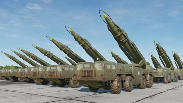 发射18吨飞毛腿导弹,打击海岛基地目标,过程刺激:游戏动画