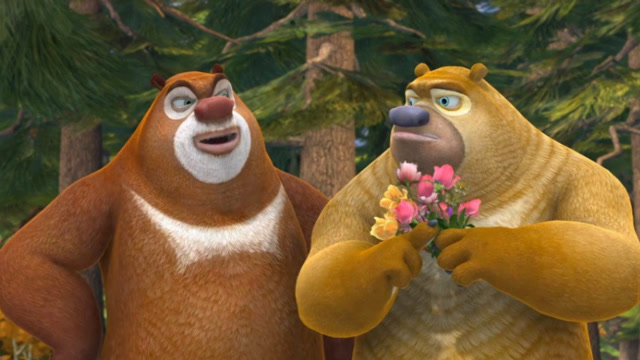 熊出没:熊大熊二真是自来熟,第一次见到蹦蹦就成了朋友!