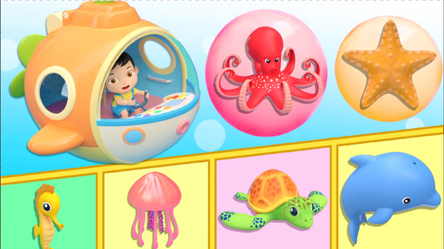 益智宝贝  海底世界,认识海洋生物,早教动画