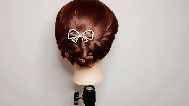 优雅气质低盘发,喜婆婆最爱