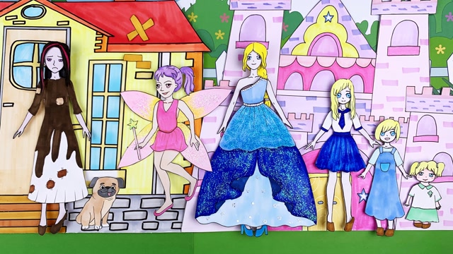 彩衣镇换装秀  彩衣镇换装秀:老奶奶为了感谢芭比的帮助,送给她们美味