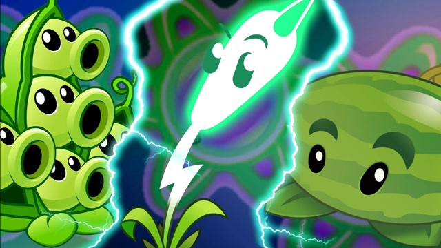 植物大战僵尸2:闪电芦苇化身雷电法王,一发激光秒杀僵尸?