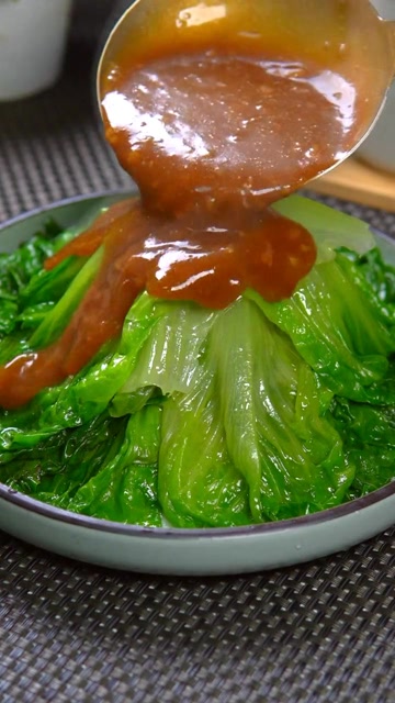 蚝油生菜,又快又简单的营养素菜!