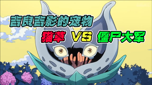 植物大战僵尸:jojo里的猫草vs僵尸大军,谁会获胜?