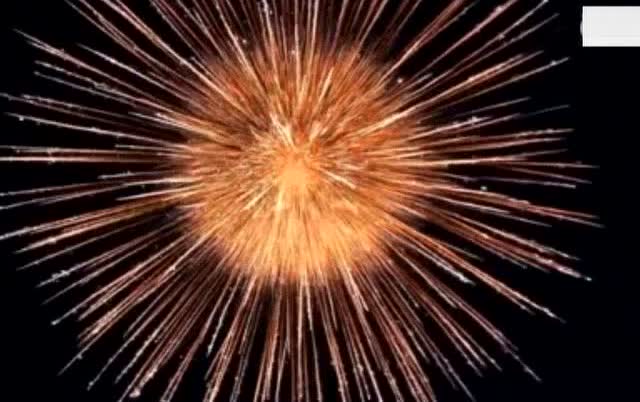 德国的一个烟花,开花一瞬间真是惊艳了