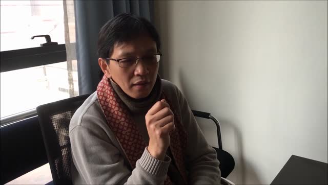 陈晖老师介绍拍摄的春运照片