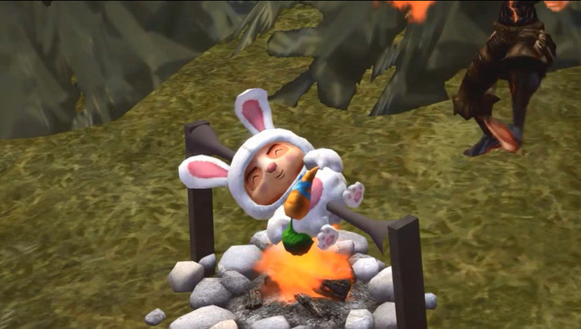 lol可怜的提莫被火男烧烤之后,当成晚餐吃掉了