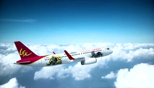北部湾航空"变形金刚"主题飞机震撼启航