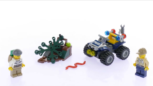 lego乐高积木城市系列60065全地形巡逻车快速搭建