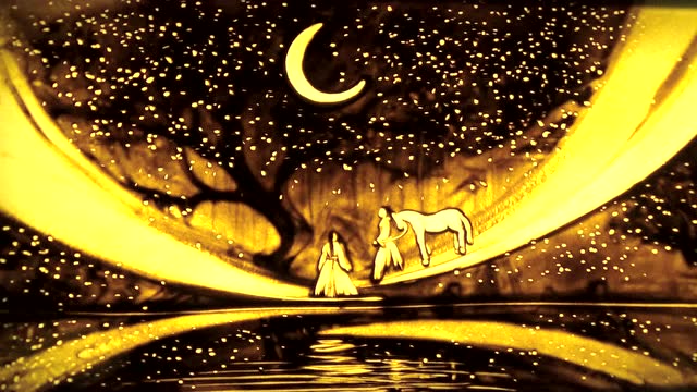 沙画 海上生明月·中华经典诗词咏诵会