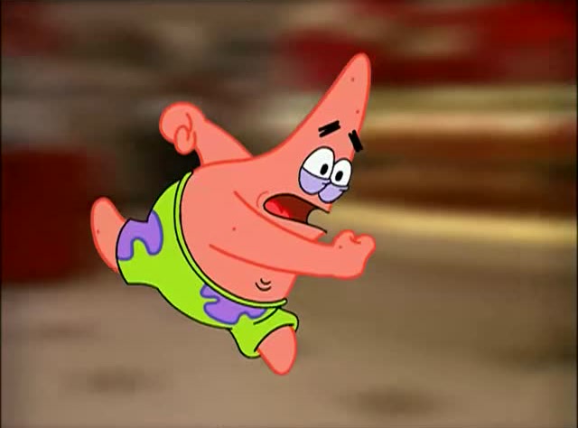 海绵宝宝之海绵与派大星害怕被吃掉从香水商店逃跑,浴血奋战跑啊