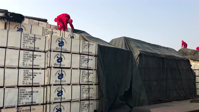 东锦库场队百安货垛苫盖大比武